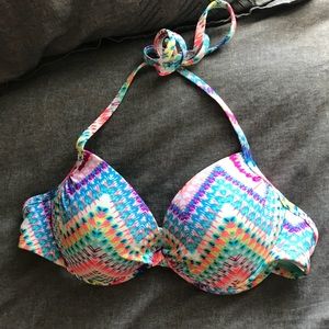 Tie Dye Push Up Bikini Top